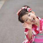 子供の浴衣に似合う髪型でおだんごや編み込み簡単ヘアアレンジ