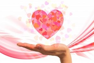 てのひらとハート